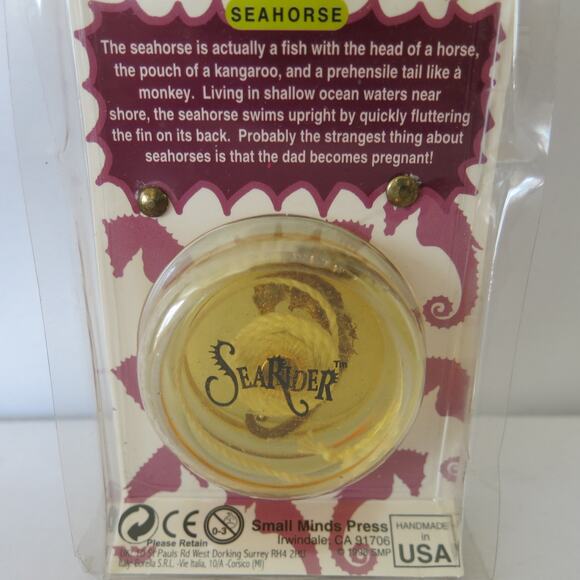 Vintage Sea Rider Yo-Yo *NEW* Small Minds Press 1998 Toy Collectible Made in USA - Picture 5 of 7